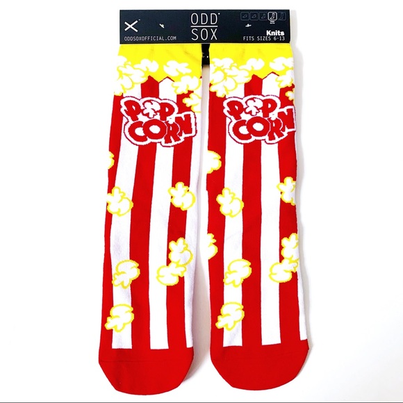 Odd Sox Other - Odd Sox Movie Theater Popcorn Crew Socks Mens Womens Novelty Gift